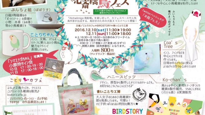 心斎橋鳥フェス 心斎橋鳥フェス