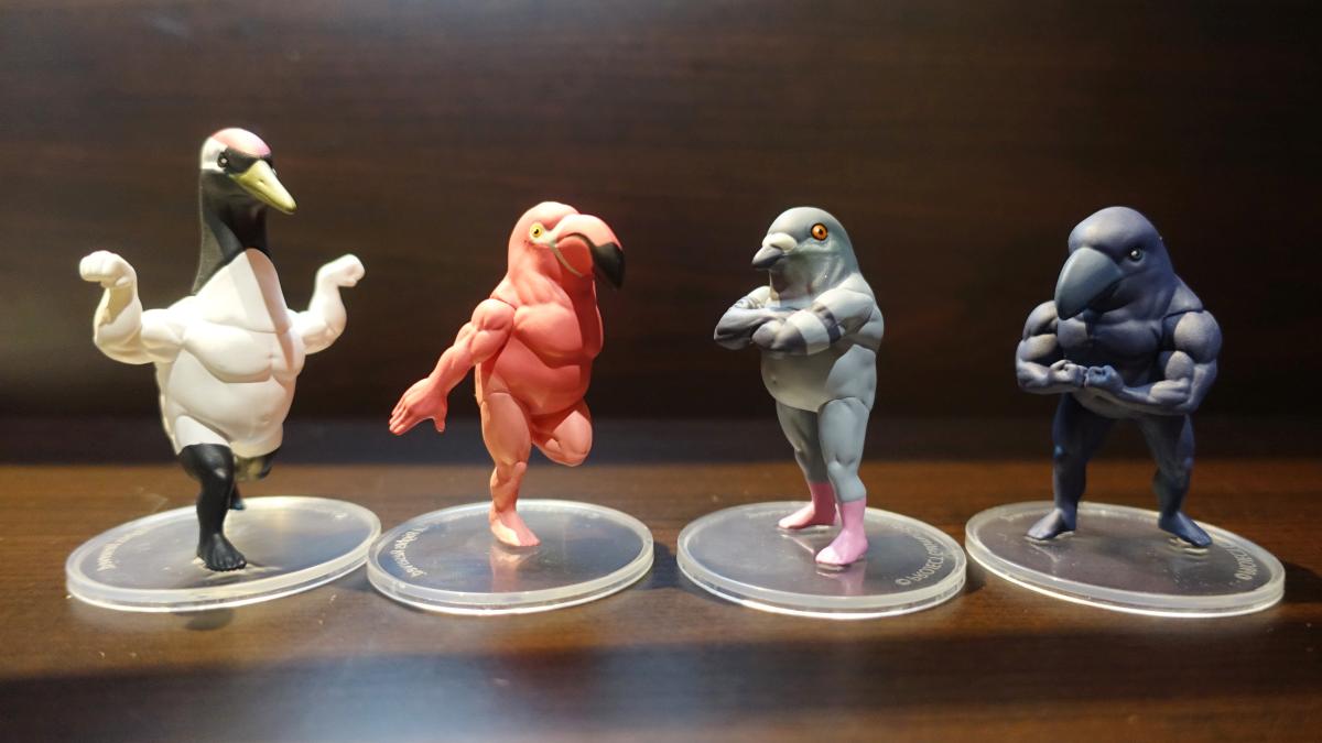 ガチムチ鳥３ が7月に発売 大人気 ガチムチ鳥の第3弾はワシや鶴 カラスが登場 インコ生活 飼い方 育て方の総合情報サイト