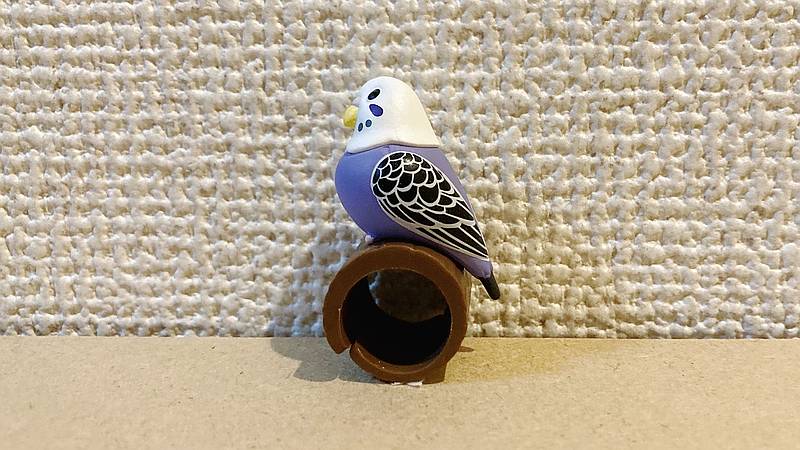 とまり木鳥さんマーカー Spring セキセイグリーン インコ BANDAI